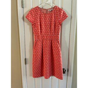 Boden Jacquered Floral Dress